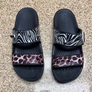 CROCS Classic Animal Remix Two Straps Sandals